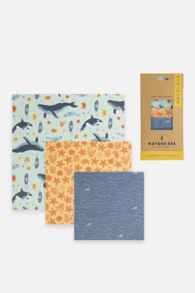 2.0 Ocean Beeswax Wrap Variety Set