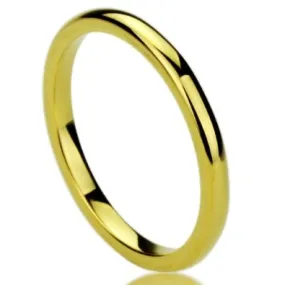 2MM Tungsten Carbide Comfort Fit Wedding Band - 02BB21