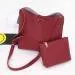 2PC Women Simple Messenger Bags PU Leather Mini Crossbody Bag bolsos femenina