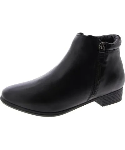 Array Aspen Womens Leather Round Toe Ankle Boots