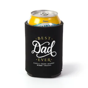 Best Dad Ever Personalized Can Wrap