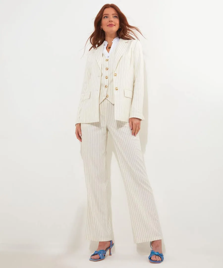 Bianca Pinstripe Jacket