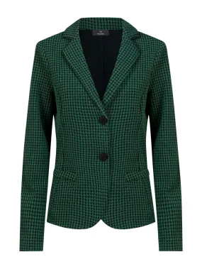 Blazer a 2 bottoni in Eco Jacquard - Fant. Juniper