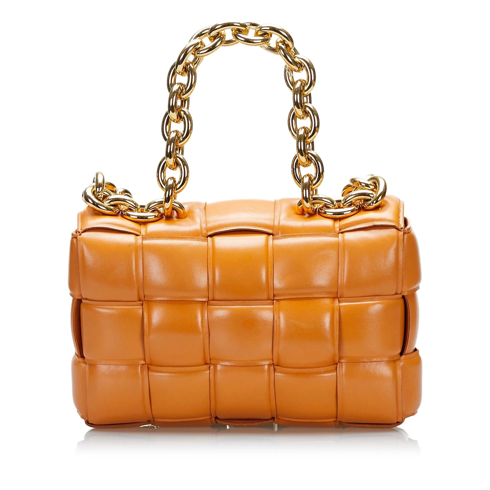 Bottega Veneta Padded Cassette Chain Satchel