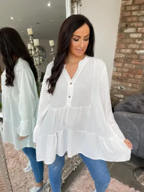 Button Tiered Top Belle