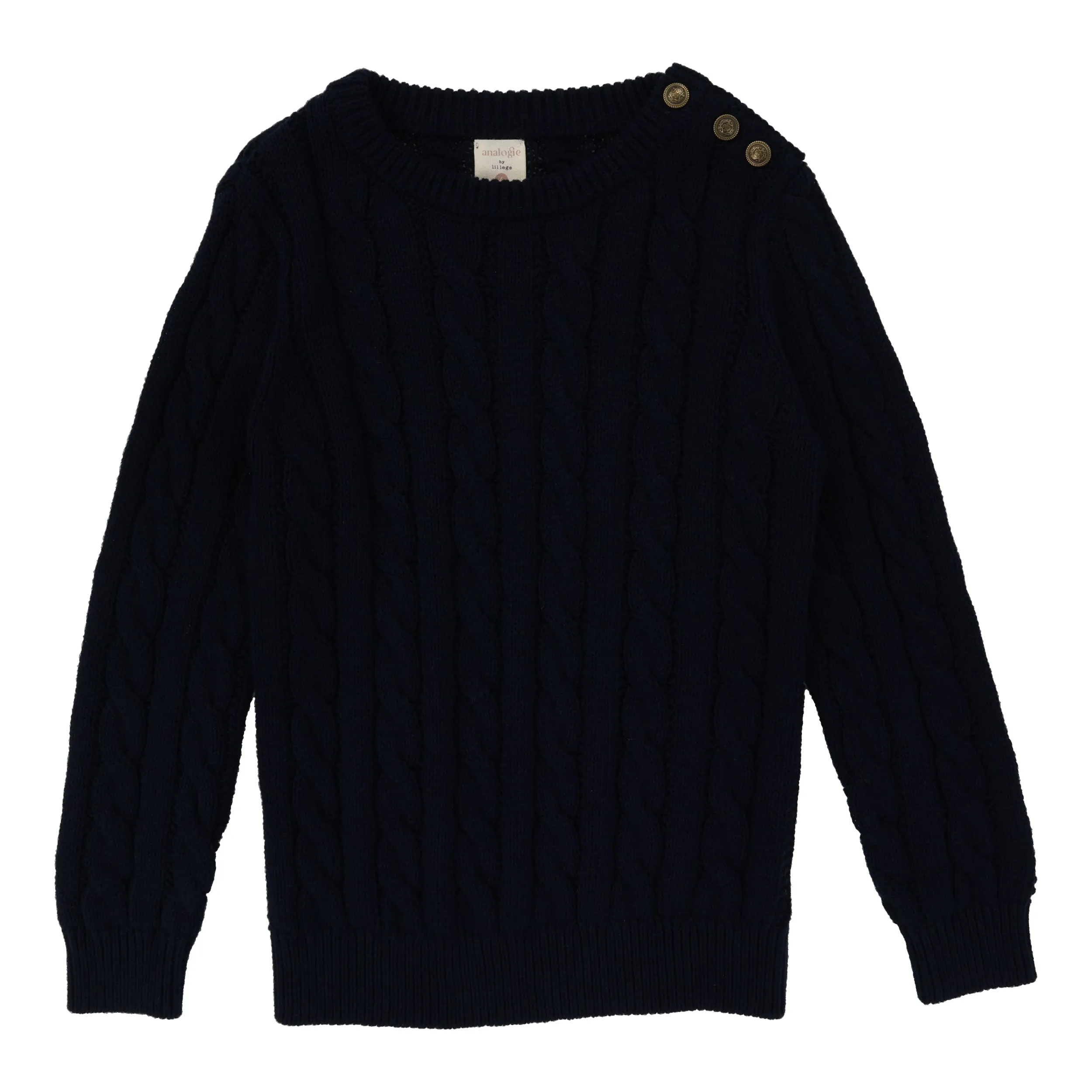 Cable Crewneck Sweater