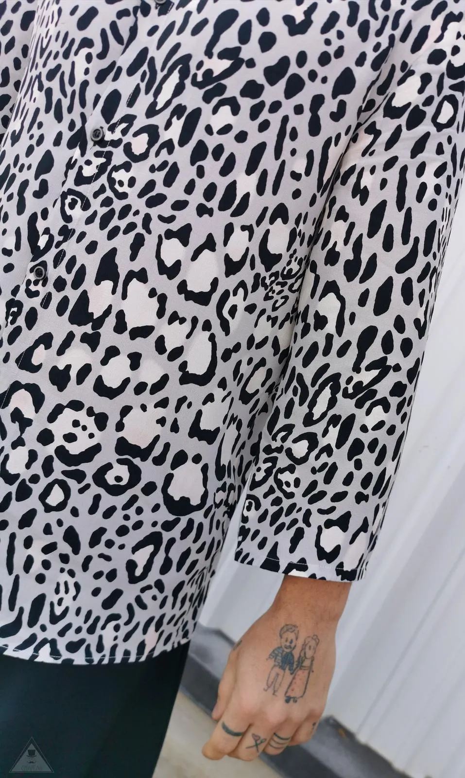 Camicia Animalier White