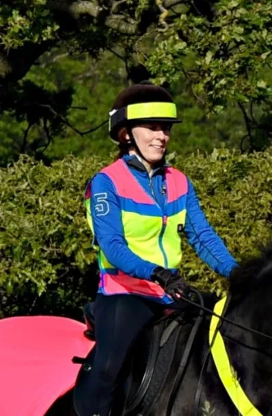 Charlotte Dujardin Multi Coloured Waistcoat Pink/Yellow | Ingatestone Saddlery