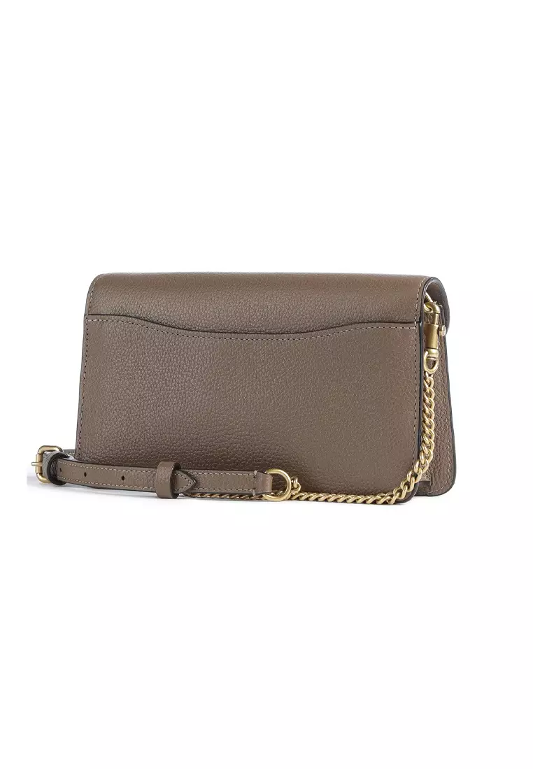 Coach COACH Tabby Chain Clutch Crossbody Bag Dark Stone CE772