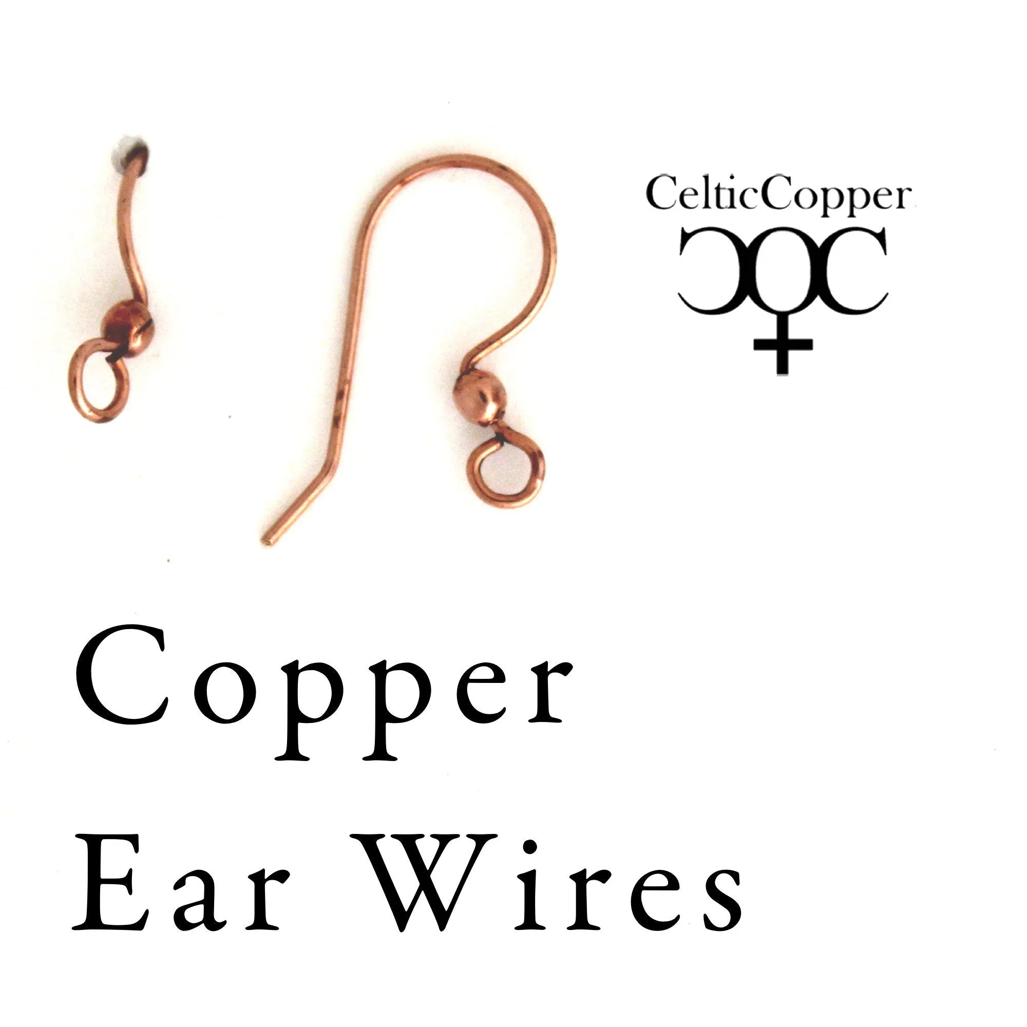 Copper Earrings Oval Teardrop Fan Copper Dangle Earrings EC4 Solid Copper Drop Earrings