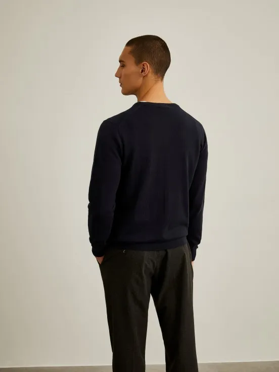 Cotton and cashmere sweater