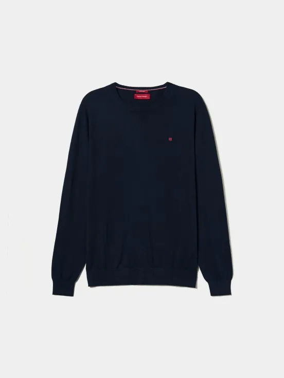 Cotton and cashmere sweater