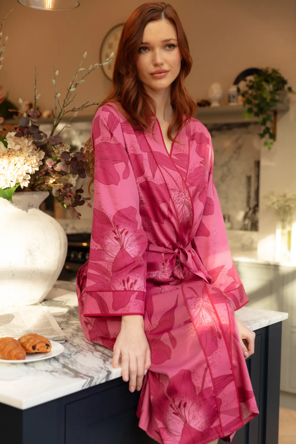 Covent Garden Floral Print Dressing Gown