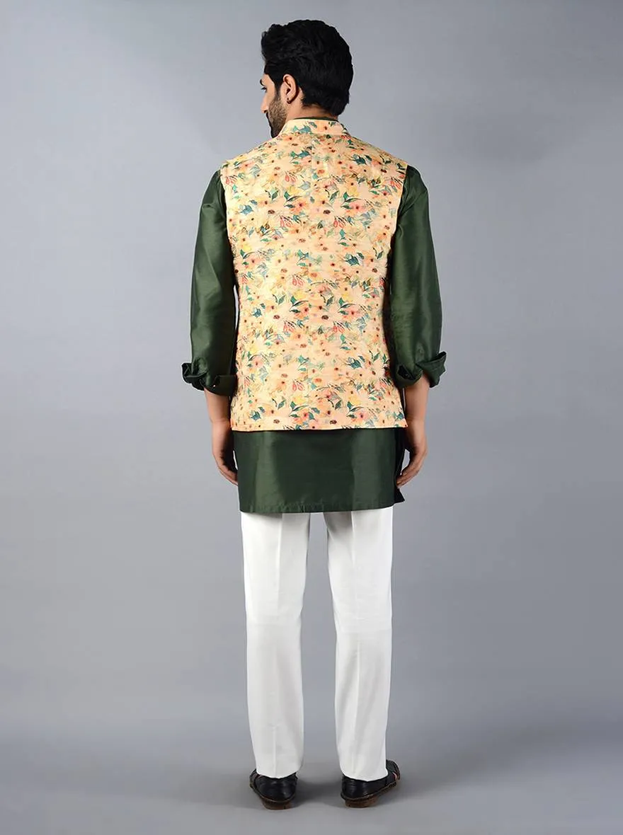 Cream Bandhgala Jacket | TULA