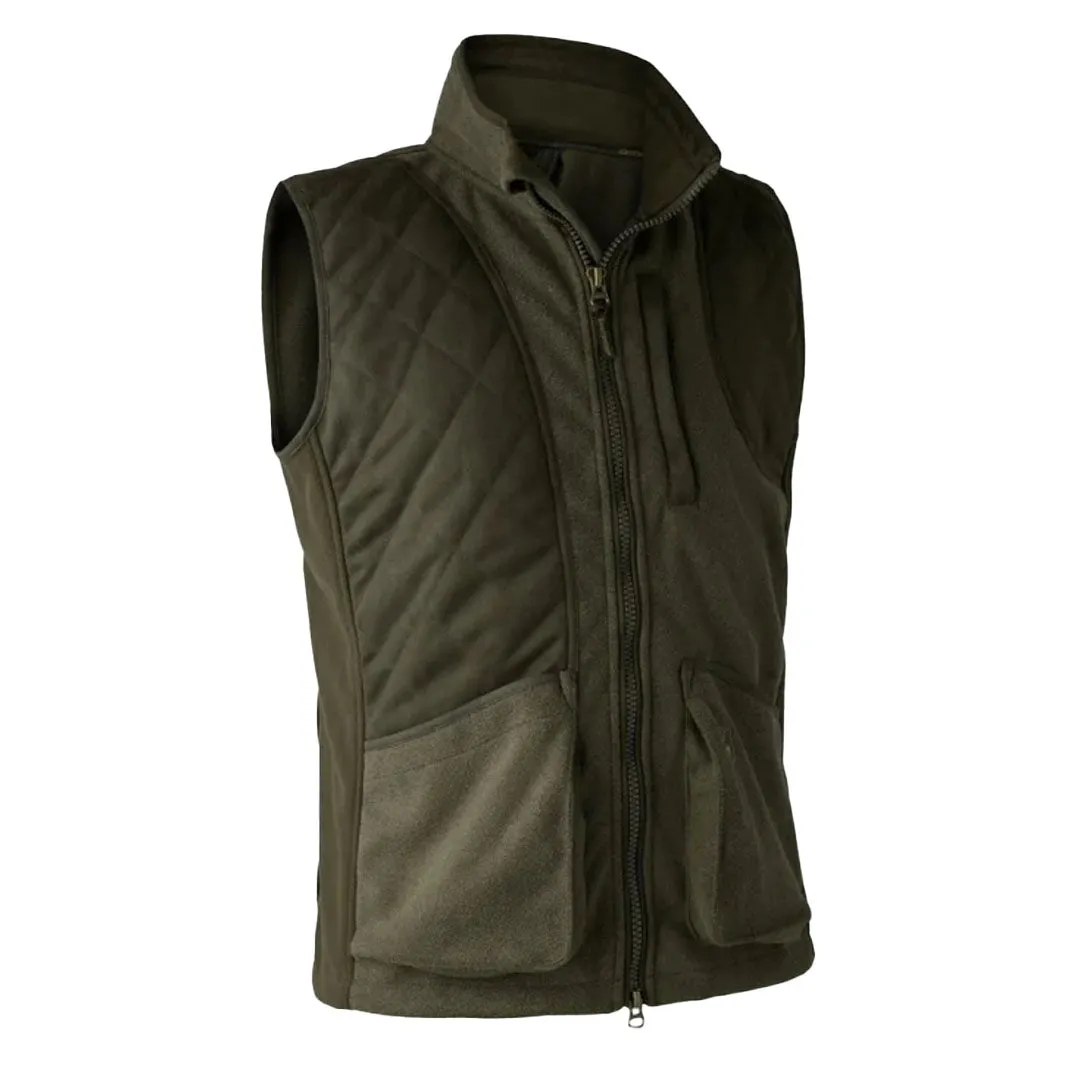 Deerhunter Gamekeeper Shooting Waistcoat Graphite Green Melange