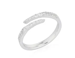 DIAMOND COIL WRAP RING