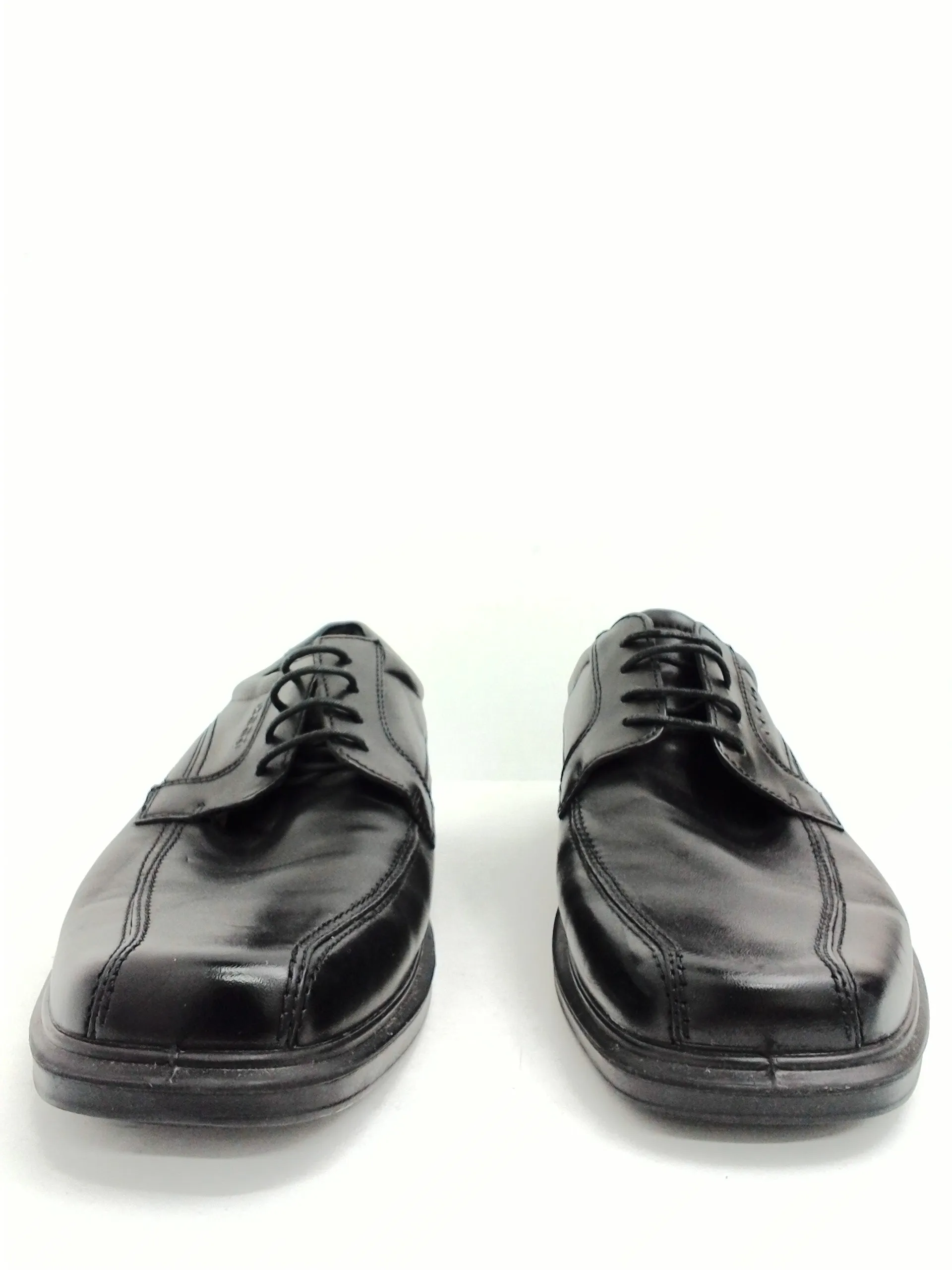 Ecco Men's Helsinki Bike Toe Tie Oxfords Dress Shoe, Black Size 12 M