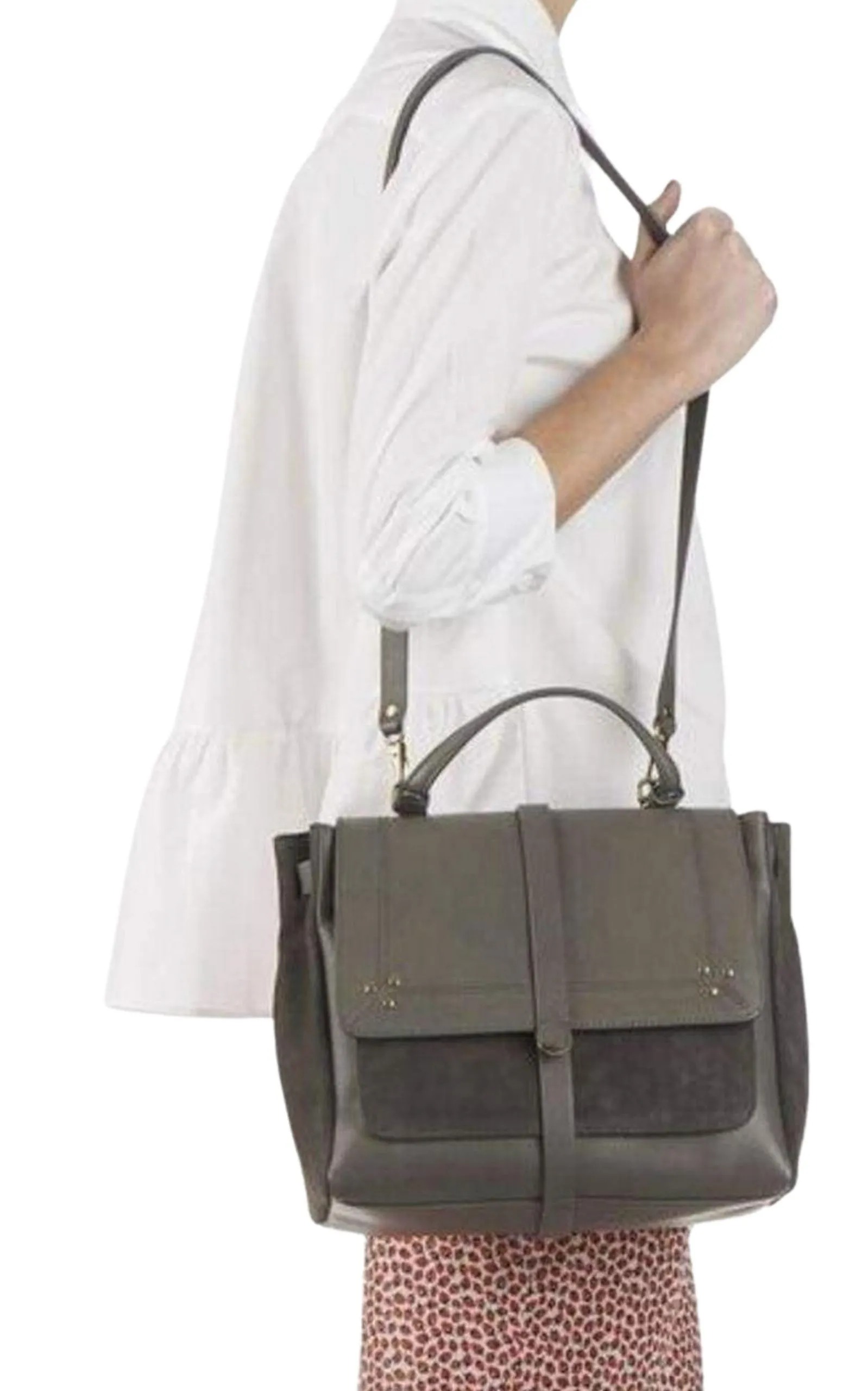 Edouard Kaki Satchel Bag