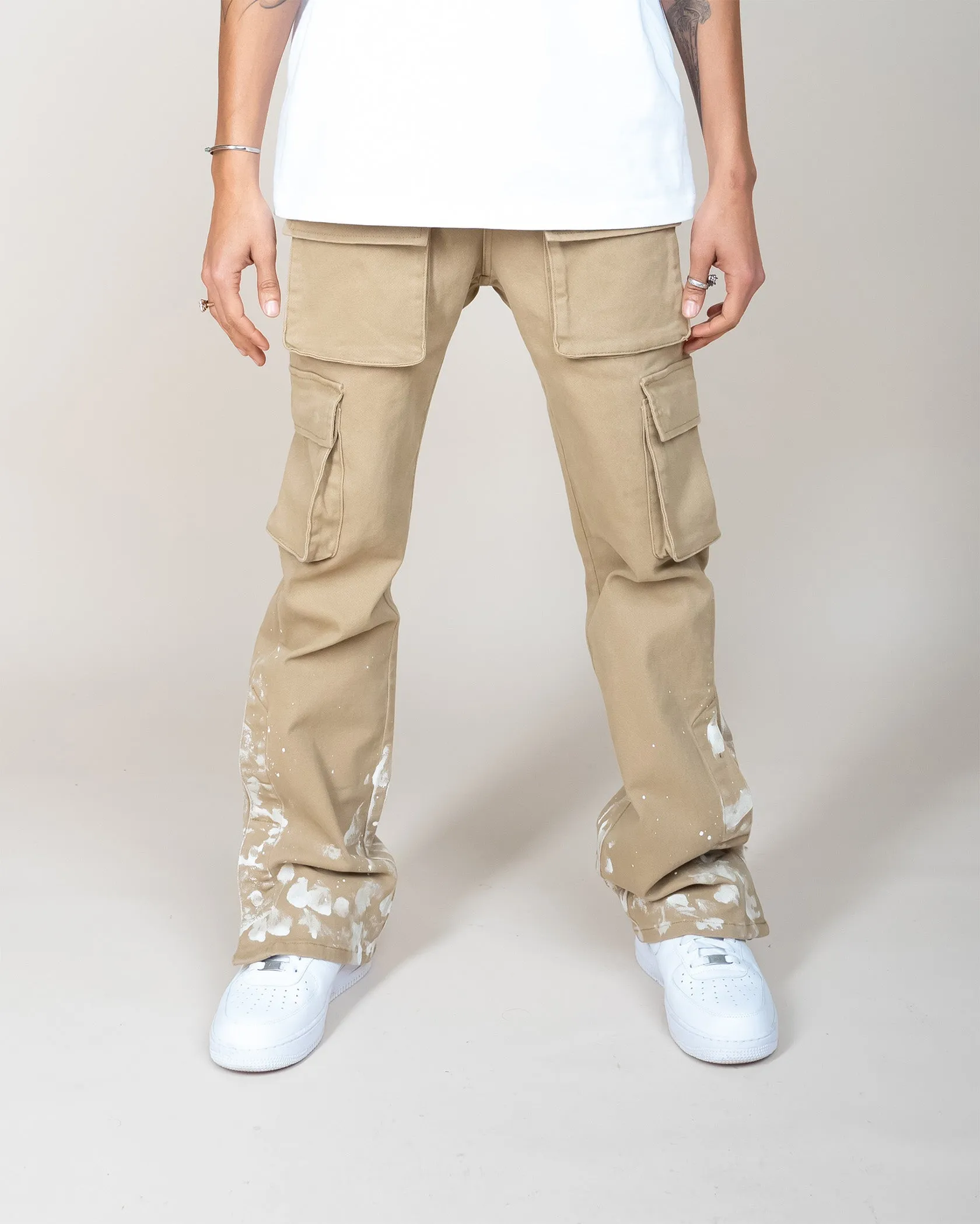 EPTM SNAP CARGO DENIM - KHAKI