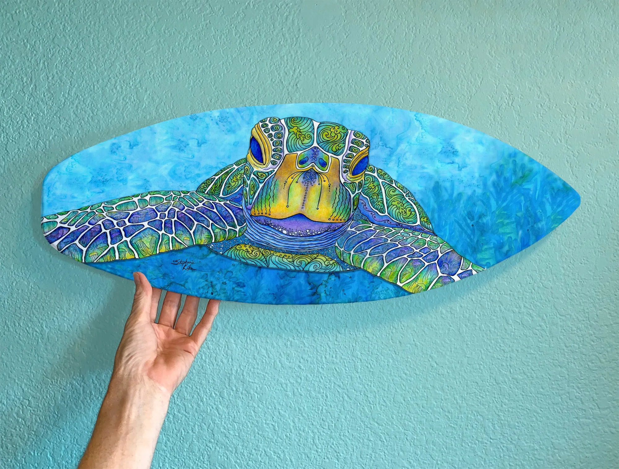 Face to Face Surfboard Wall Art