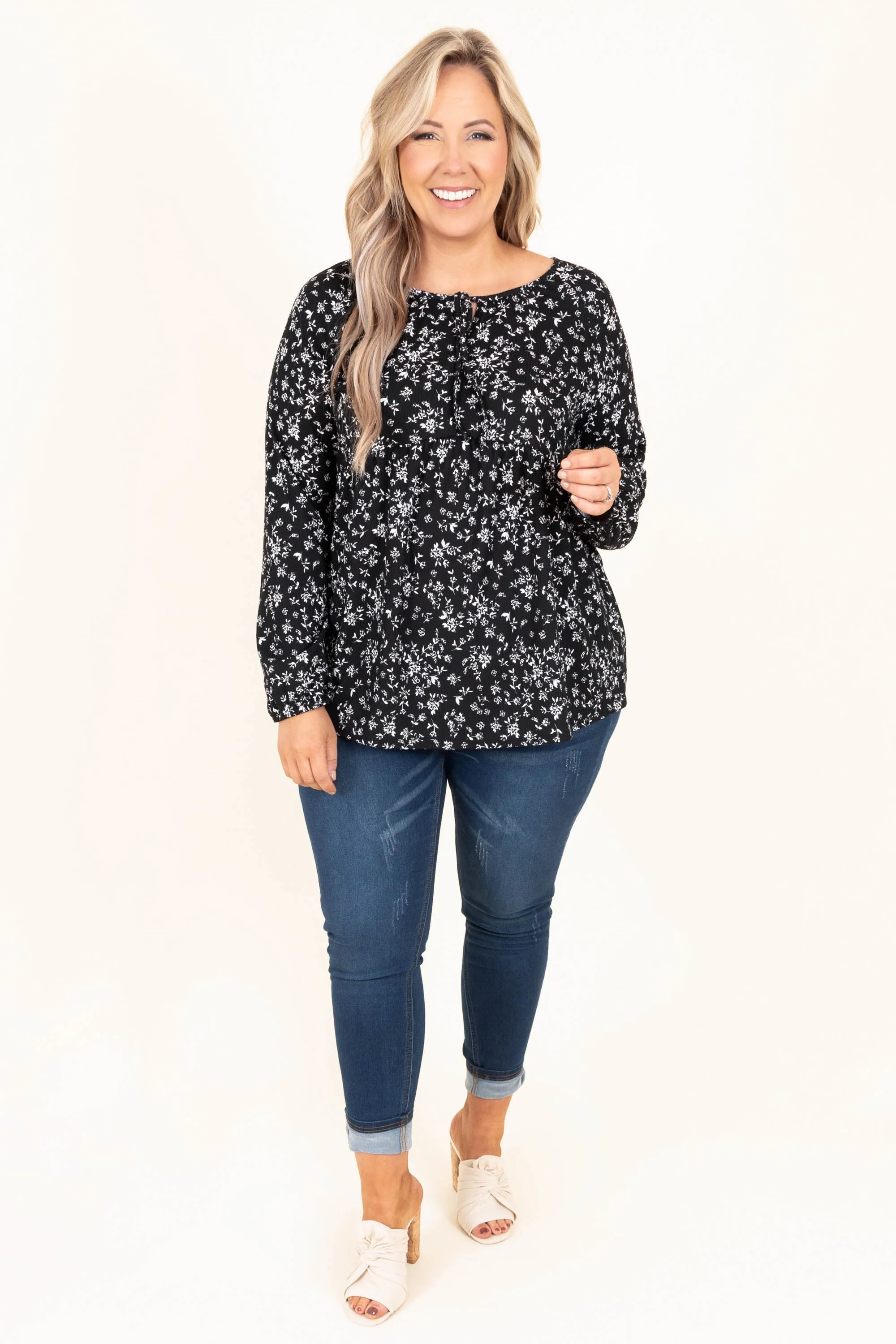 Forever and Always Tunic, Black