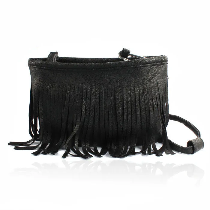 Forward Tassel Shoulder Messenger Clutch Baguette Hbag women Satchel For s