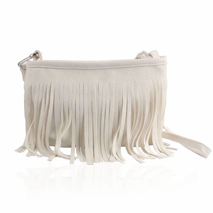 Forward Tassel Shoulder Messenger Clutch Baguette Hbag women Satchel For s