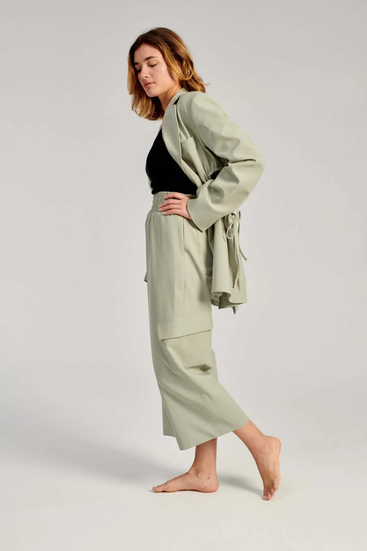 Gathered Culottes - Menthe