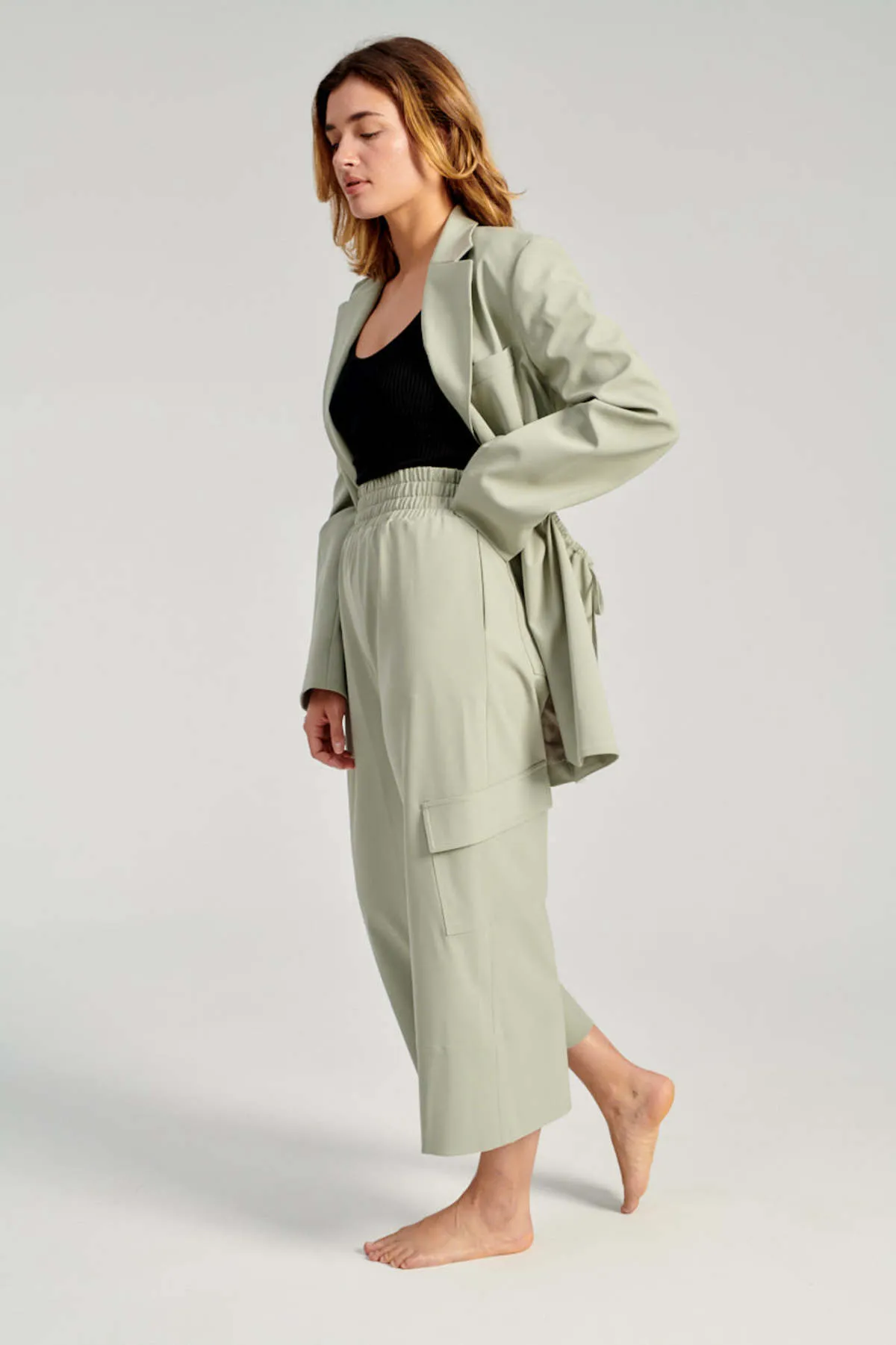 Gathered Culottes - Menthe