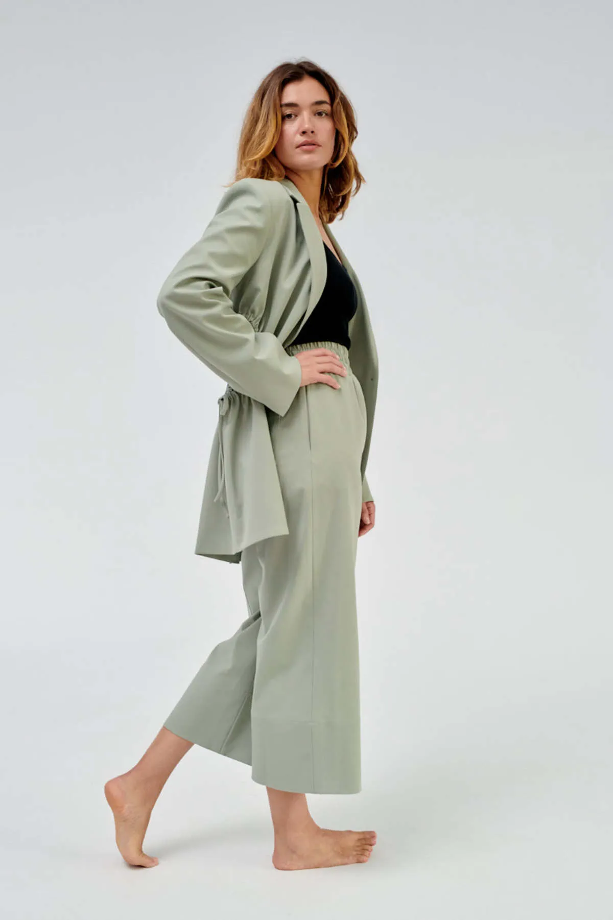 Gathered Culottes - Menthe