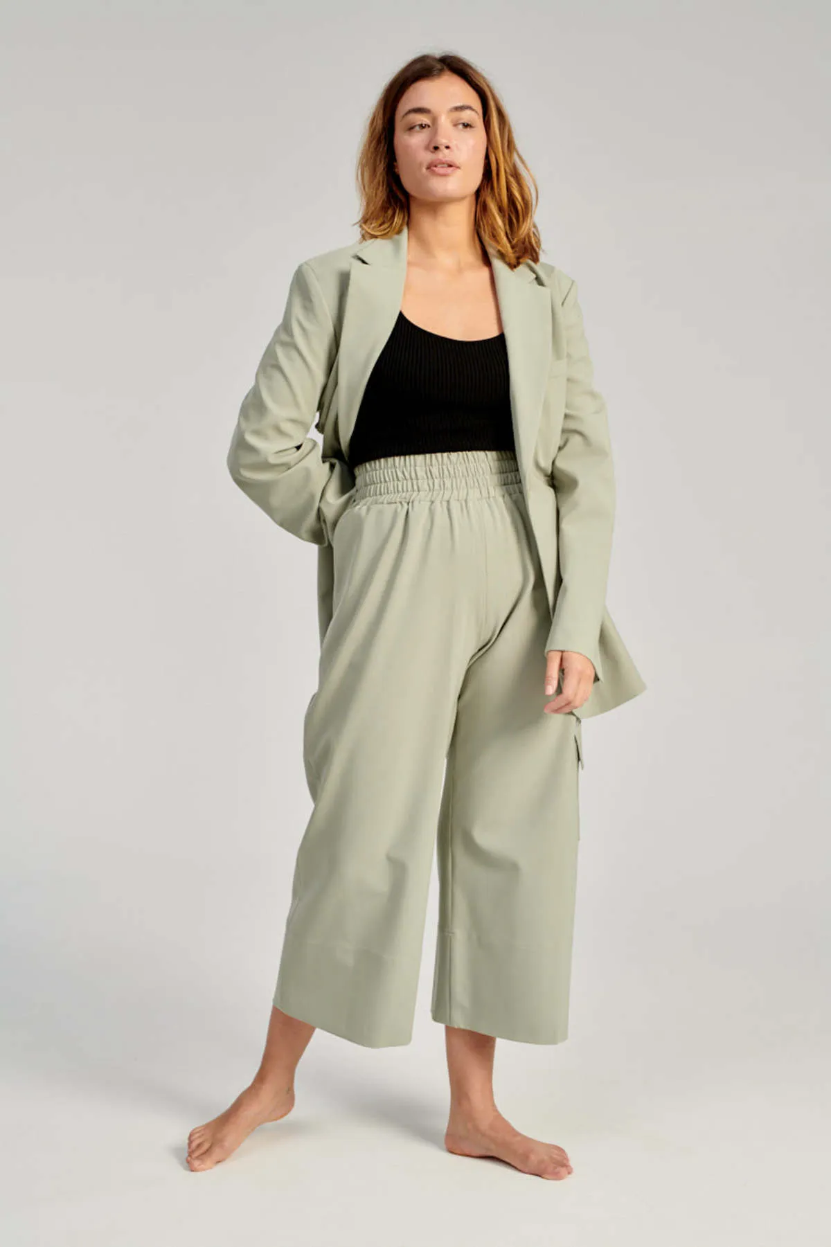 Gathered Culottes - Menthe