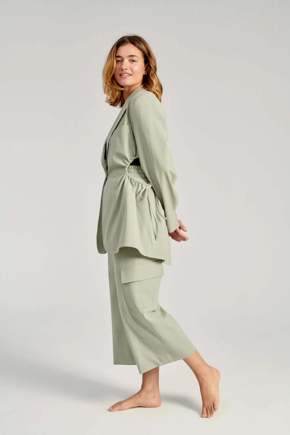 Gathered Culottes - Menthe