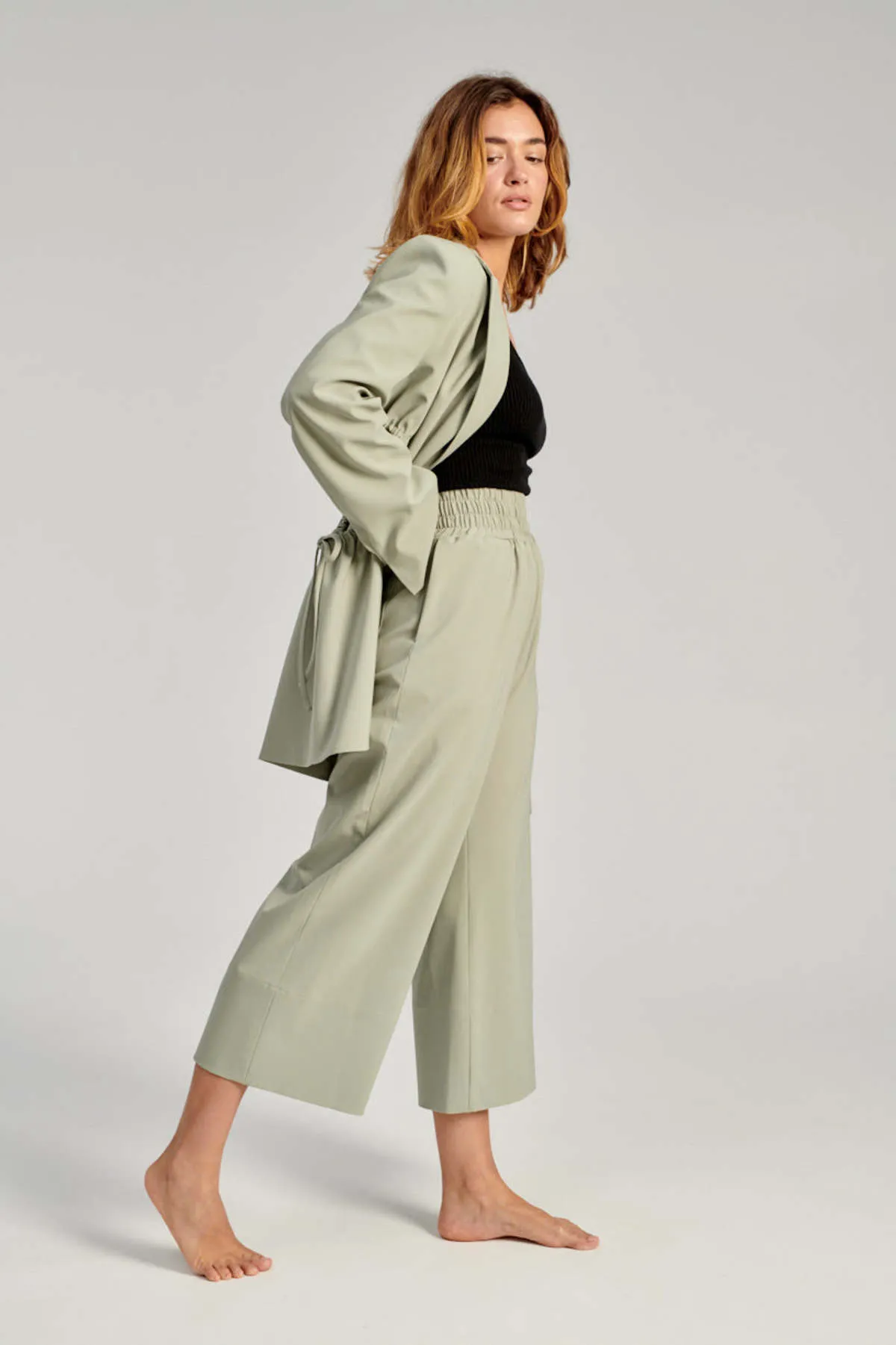 Gathered Culottes - Menthe