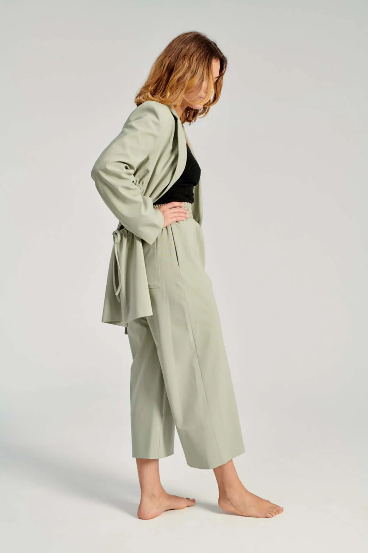 Gathered Culottes - Menthe