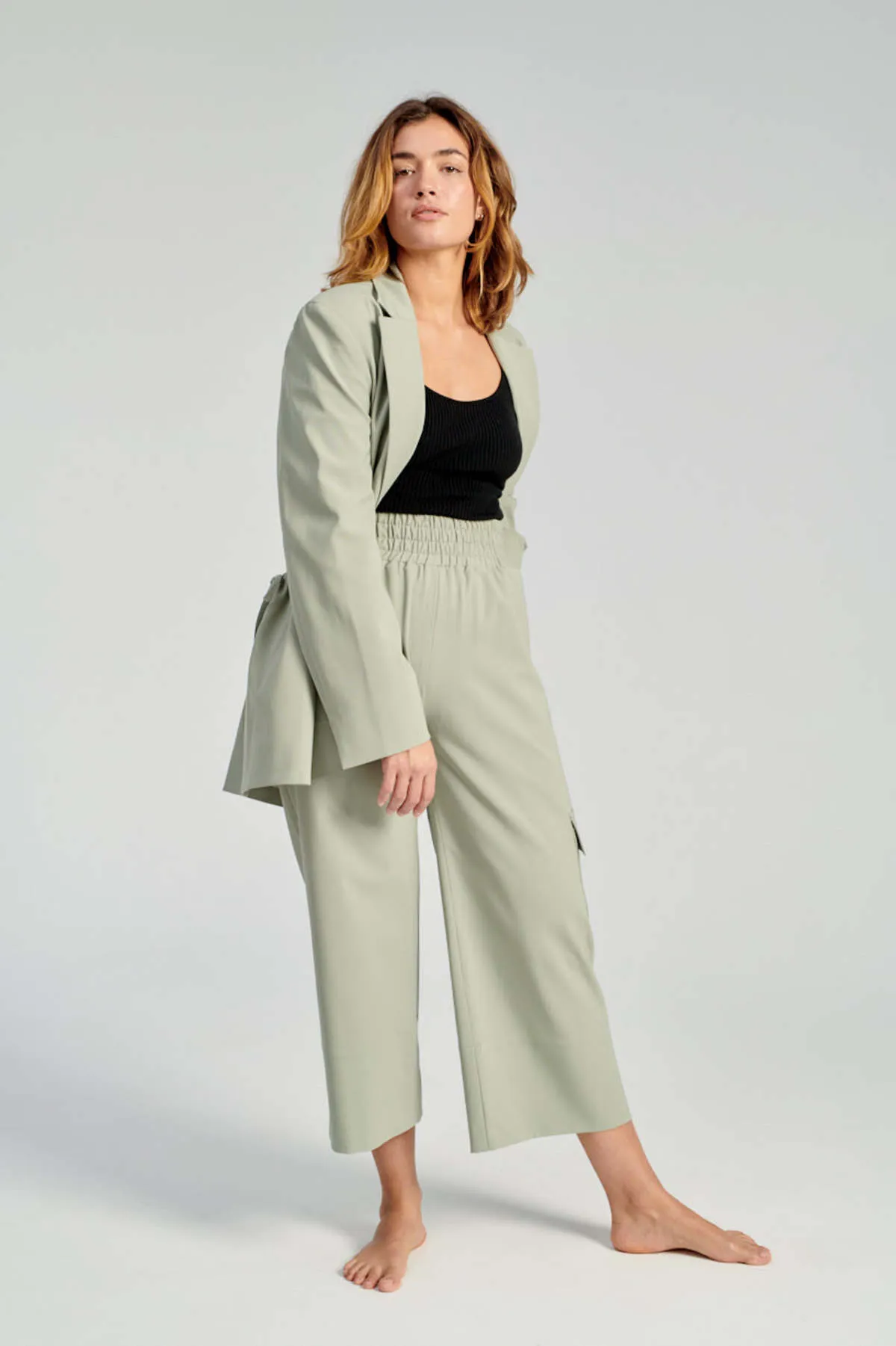 Gathered Culottes - Menthe