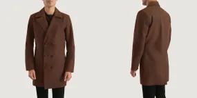 Half Life Brown Leather Coat