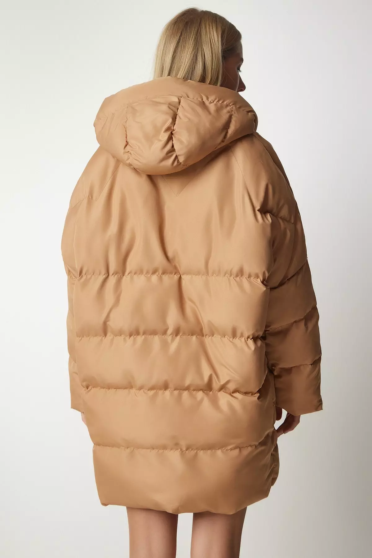 Happiness Istanbul Hooded Oversized Puffer Coat