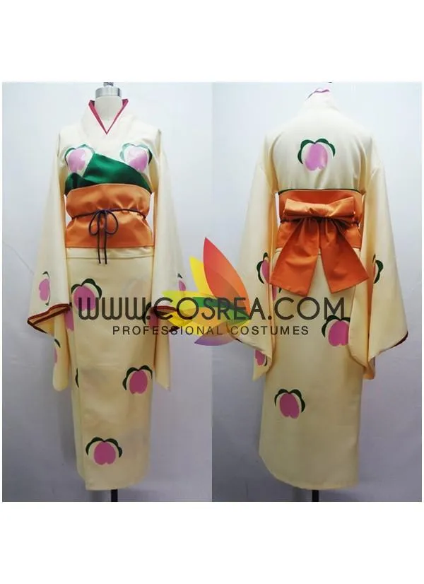 Hozuki's Coolheadedness Peach Maki Cosplay Costume