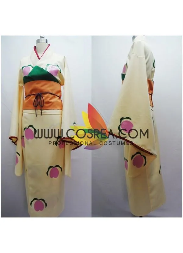 Hozuki's Coolheadedness Peach Maki Cosplay Costume