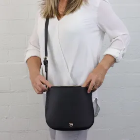 Ingrid pebbled leather shoulder bag