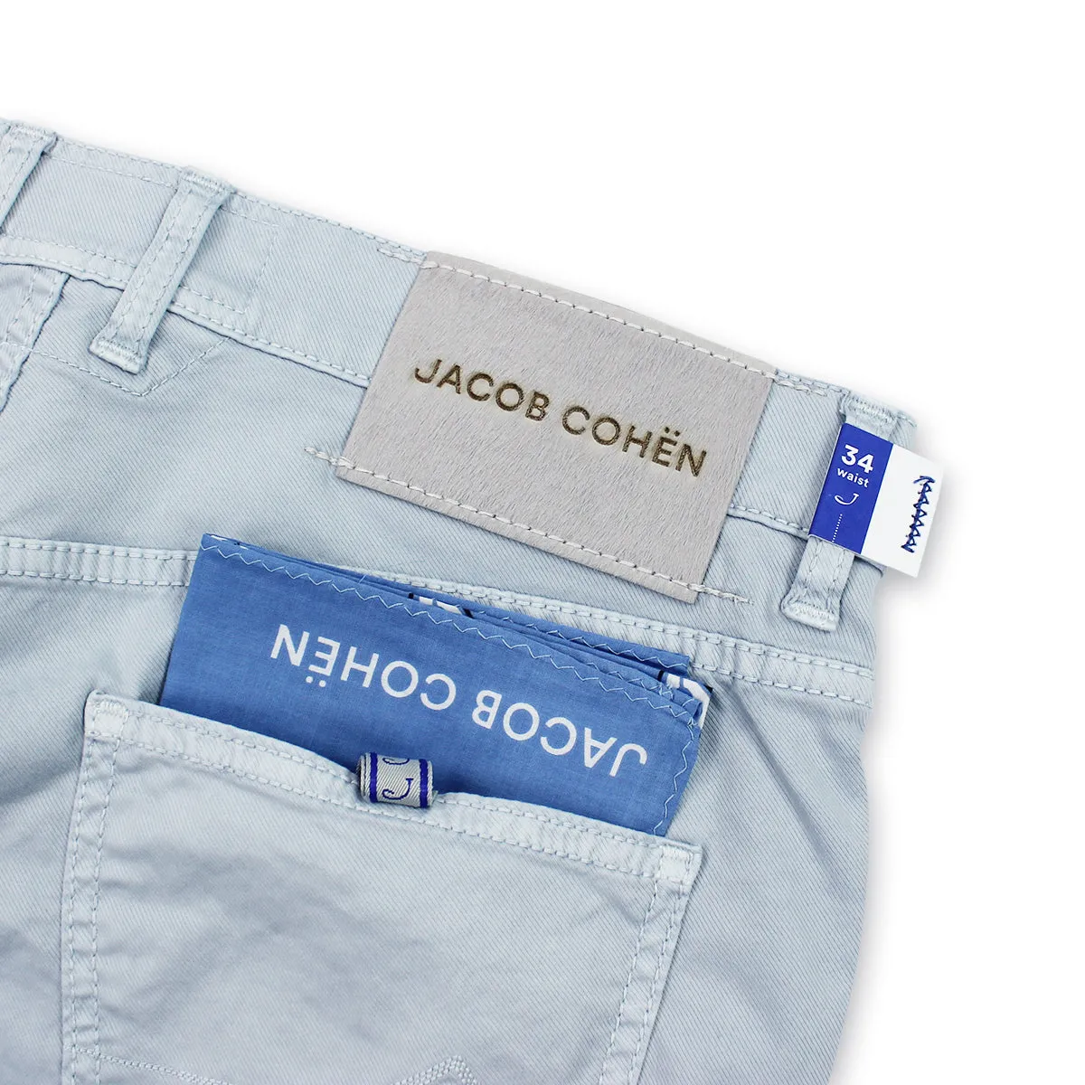 Jacob Cohen - Nicolas Slim Fit Shorts in Pale Blue