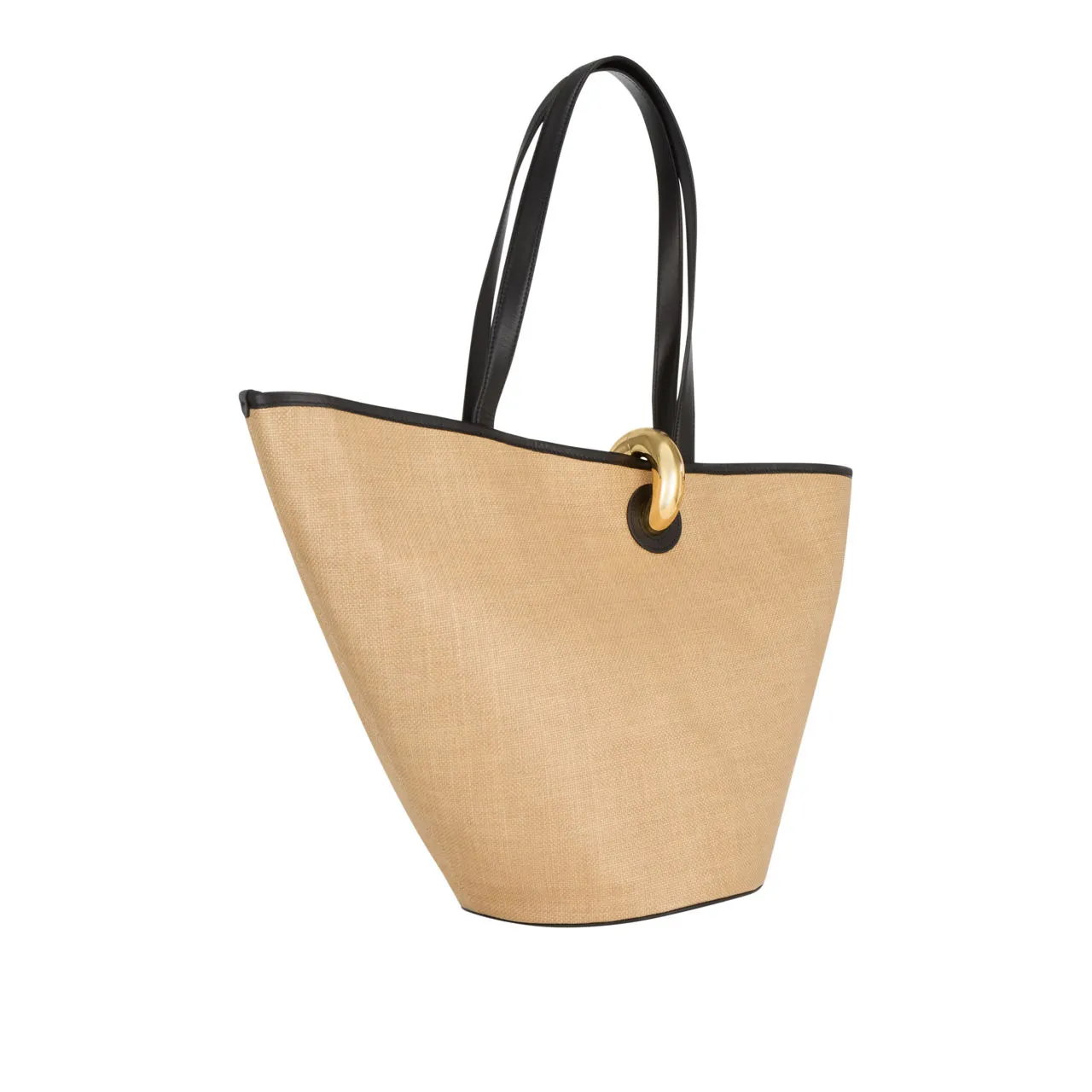 JACQUEMUS Le Bambola Canvas Tote Bag - Light Ivory