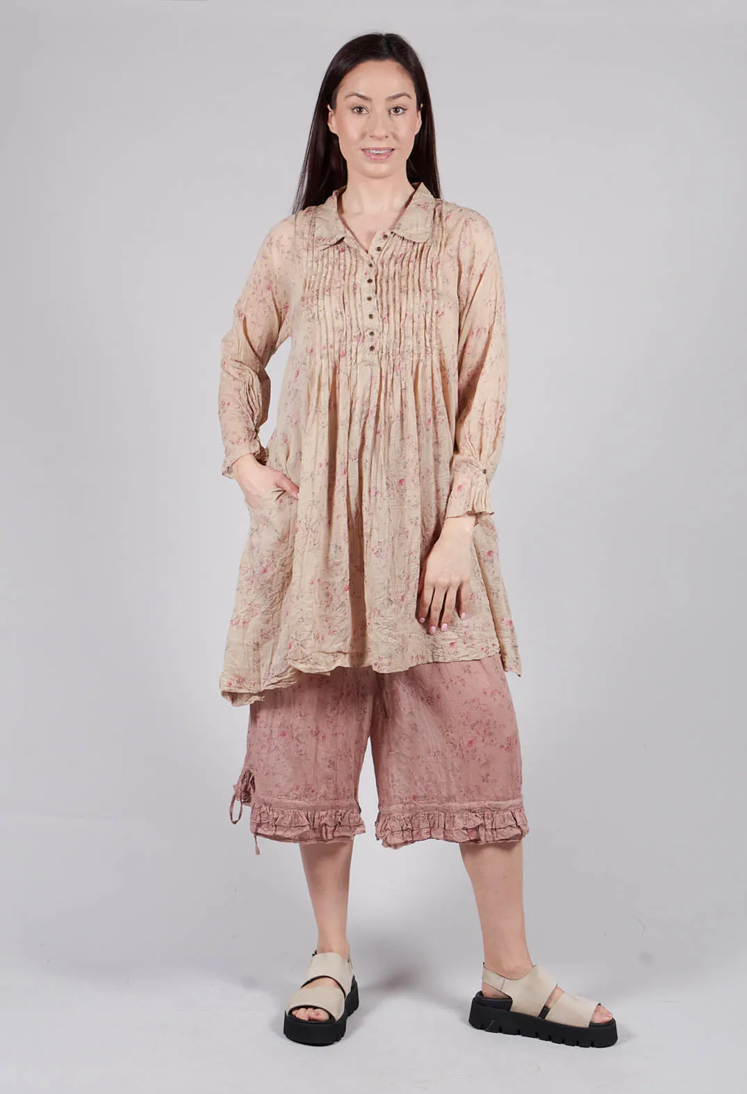 Jujube Tunic in Liberty Beige Print