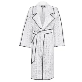 Karl Lagerfeld KL EMBROIDERED LACE COAT