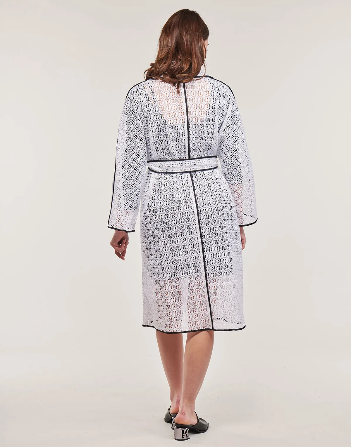 Karl Lagerfeld KL EMBROIDERED LACE COAT