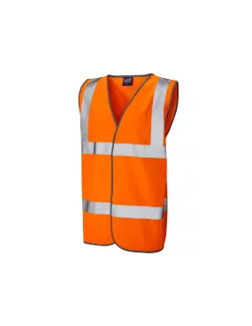 Leo Workwear - W01 Class 2 Tarka Waistcoat - Orange - 2020ppe Size S