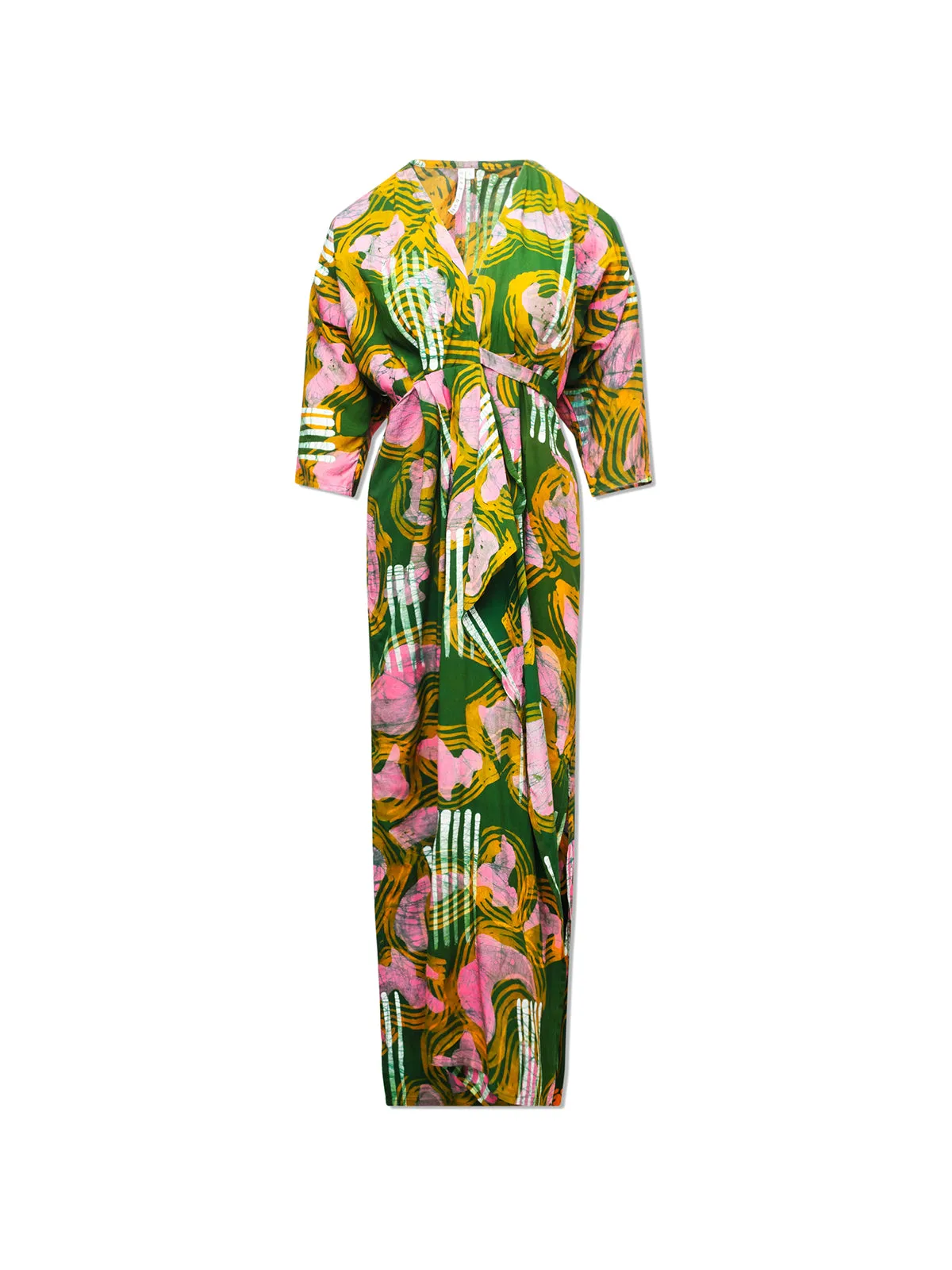 Letsa Wrap Dress in Waters