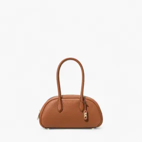 Lulu Small Pebbled Leather Satchel