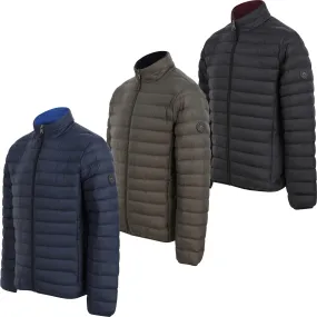 Men’s Quilted Padded Puffer Jacket Funnel Neck Bubble Coat