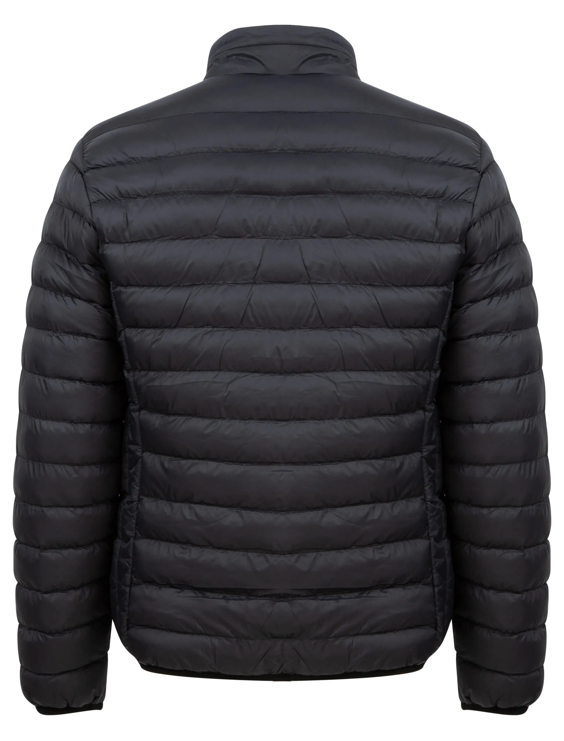 Men’s Quilted Padded Puffer Jacket Funnel Neck Bubble Coat